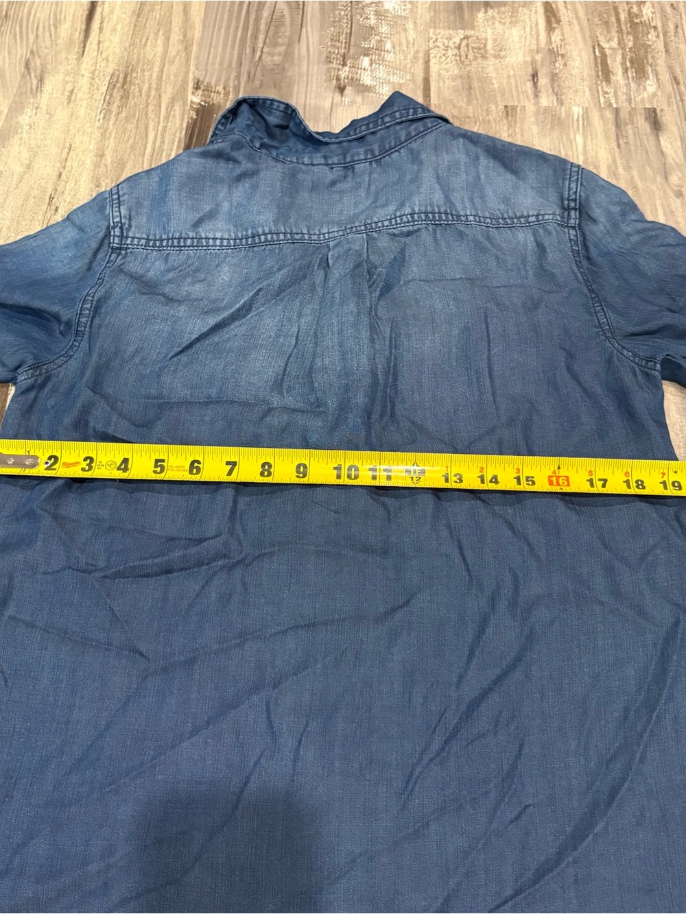Buffalo David Bitton Soft Lightweight Denim Shirt Womens M - Picture 8 of 9